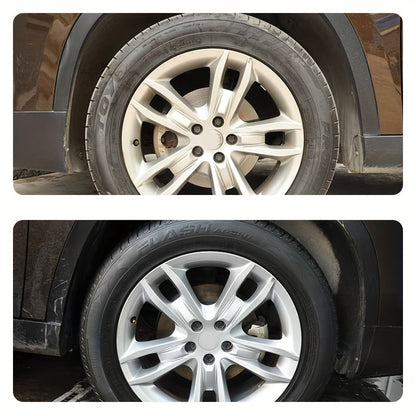 Durable Black Shiny Tire Wax Long Lasting Protection Crack Preventer Tire Shine And Whitening Polis 4