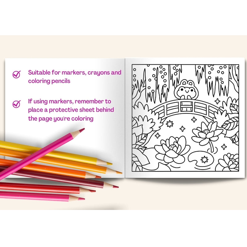 Froggy Days, Frog Coloring Book, Adorable Frog Adventures, Relaxing Coloring for All Ages, Stress Relief