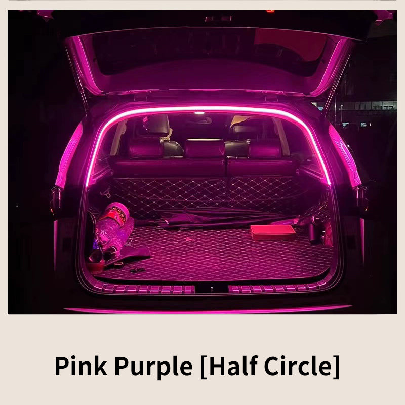 LED Trunk Light Strip Automatic Sensing Wiring Free Car Ambient Interior Decoration High Brightness 8