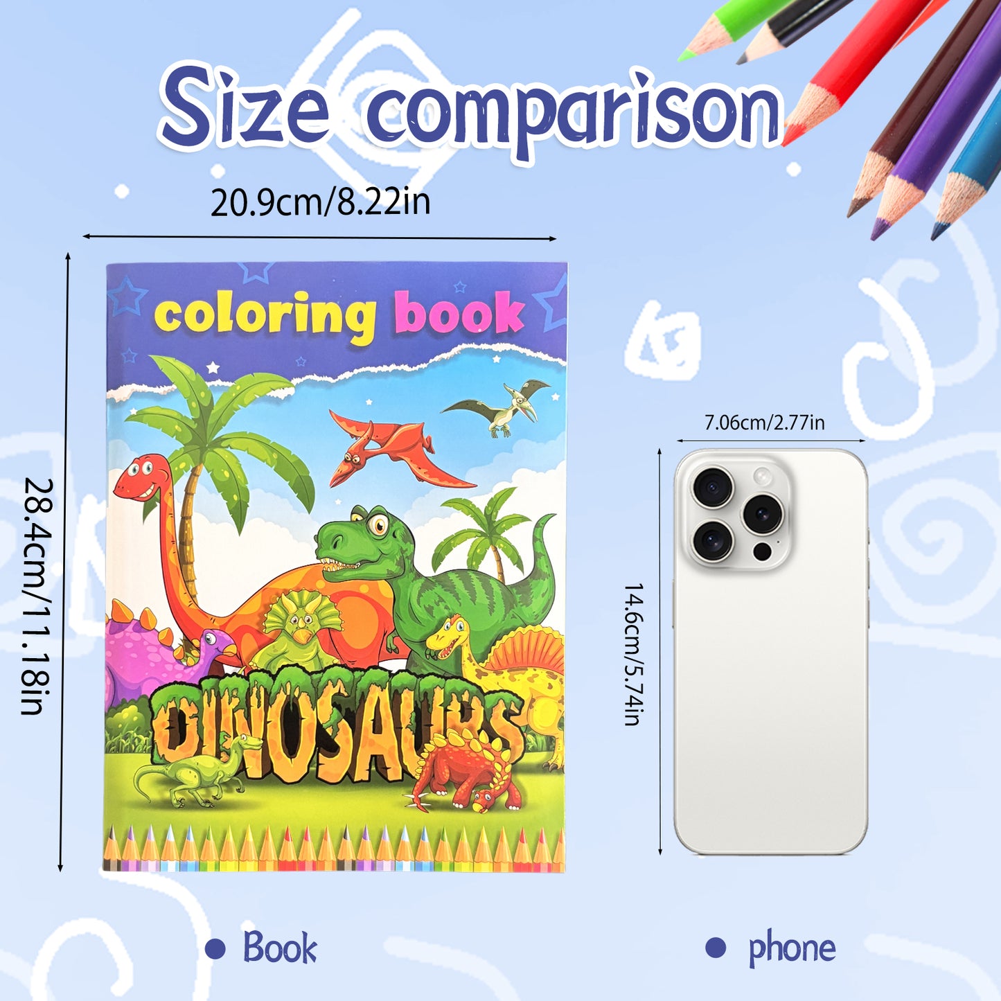 Childrens Drawing Book, Educational Toy, Color Filling Graffiti Picture Book, Creative Gift for Concentration