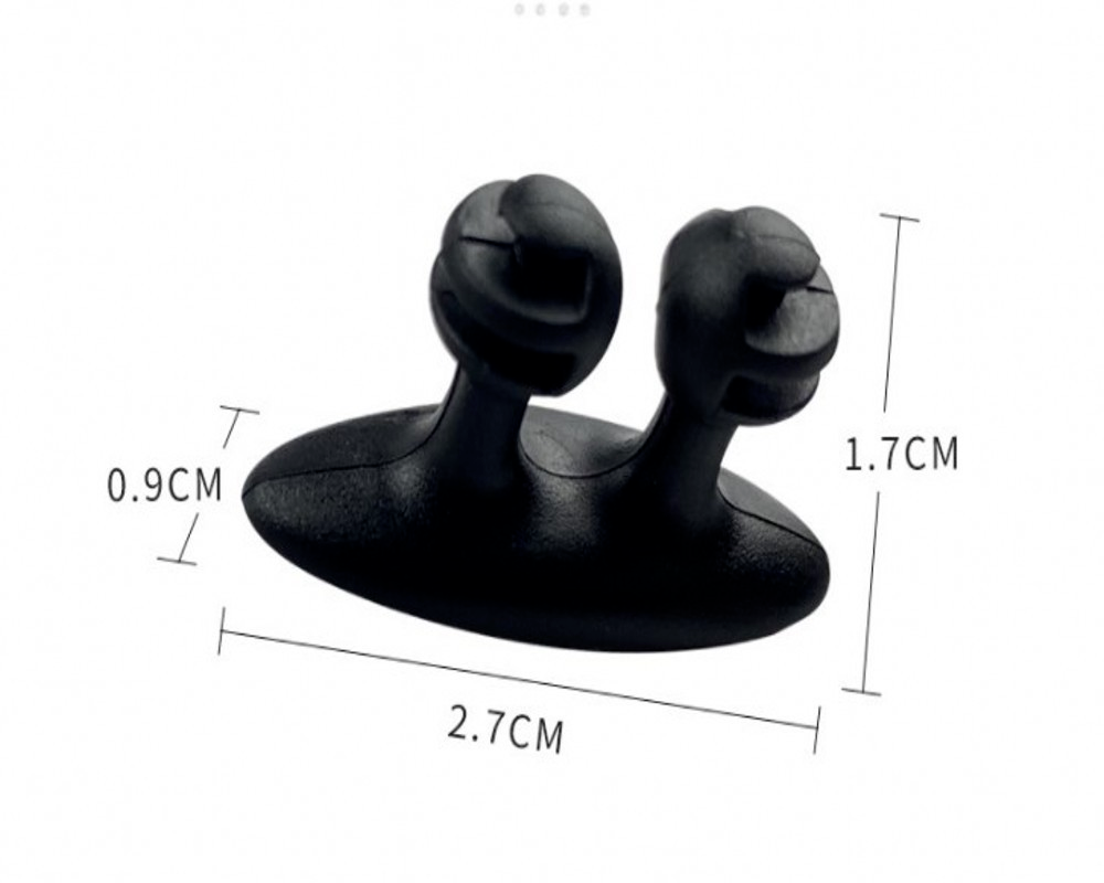 Auto Interior Cable Organizer Car Dashboard Phone Holder Charger Hook And Headphone Line Clamp 4