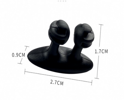 Auto Interior Cable Organizer Car Dashboard Phone Holder Charger Hook And Headphone Line Clamp 4
