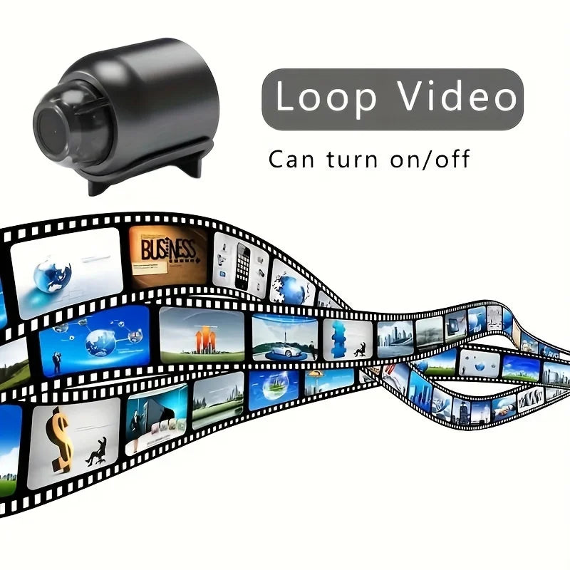 WiFi Mini Camera HD, Indoor Baby Monitor, Security Surveillance, Night Vision IP Cam, Audio Video Recorder