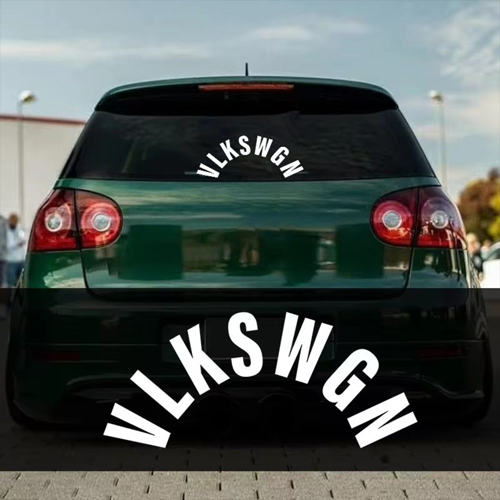 Vinyl Text Style Car Stickers, Rear Wiper Window Decorative Decals, Car Styling for Truck Motorbike Helmet Decoration