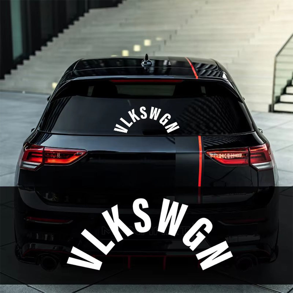 Vinyl Text Style Car Stickers Rear Wiper Window Decorative Decals Car Styling For Truck Motorbike H 2