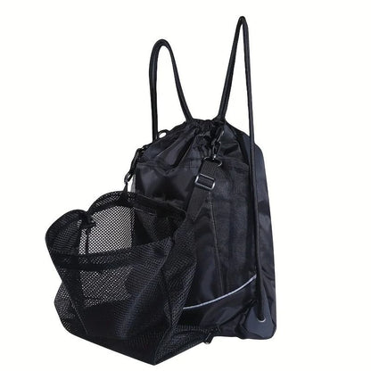 Portable Mesh Sports Ball Storage Backpack 2