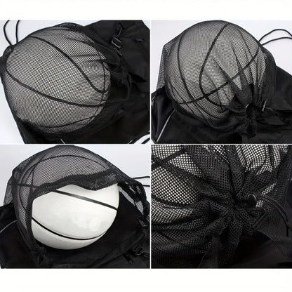 Portable Mesh Sports Ball Storage Backpack 5
