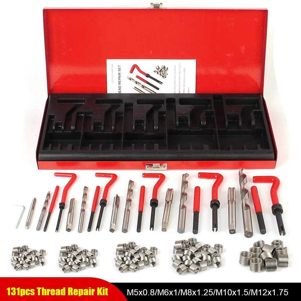 Screw Bolt Driver Kit, Car Repair Tools Set, Engine Block Restoring Thread Repair Kit, Vehicle Accessor