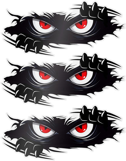 Funny Monster Stickers, Waterproof Vinyl Auto Decals, Cute Peeking Anime Monster, 3D Self Adhesive Car Stickers