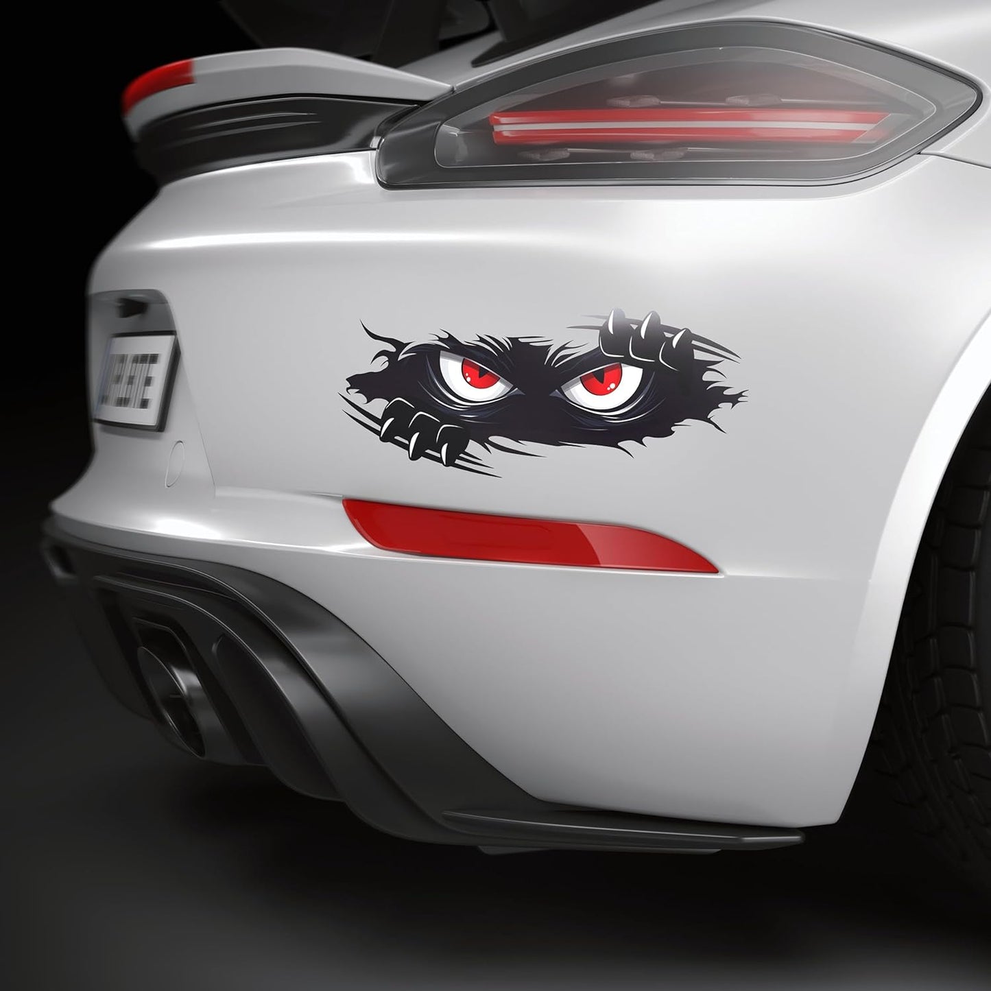 Funny Monster Stickers Waterproof Vinyl Auto Decals Cute Peeking Anime Monster 3D Self Adhesive Car 1