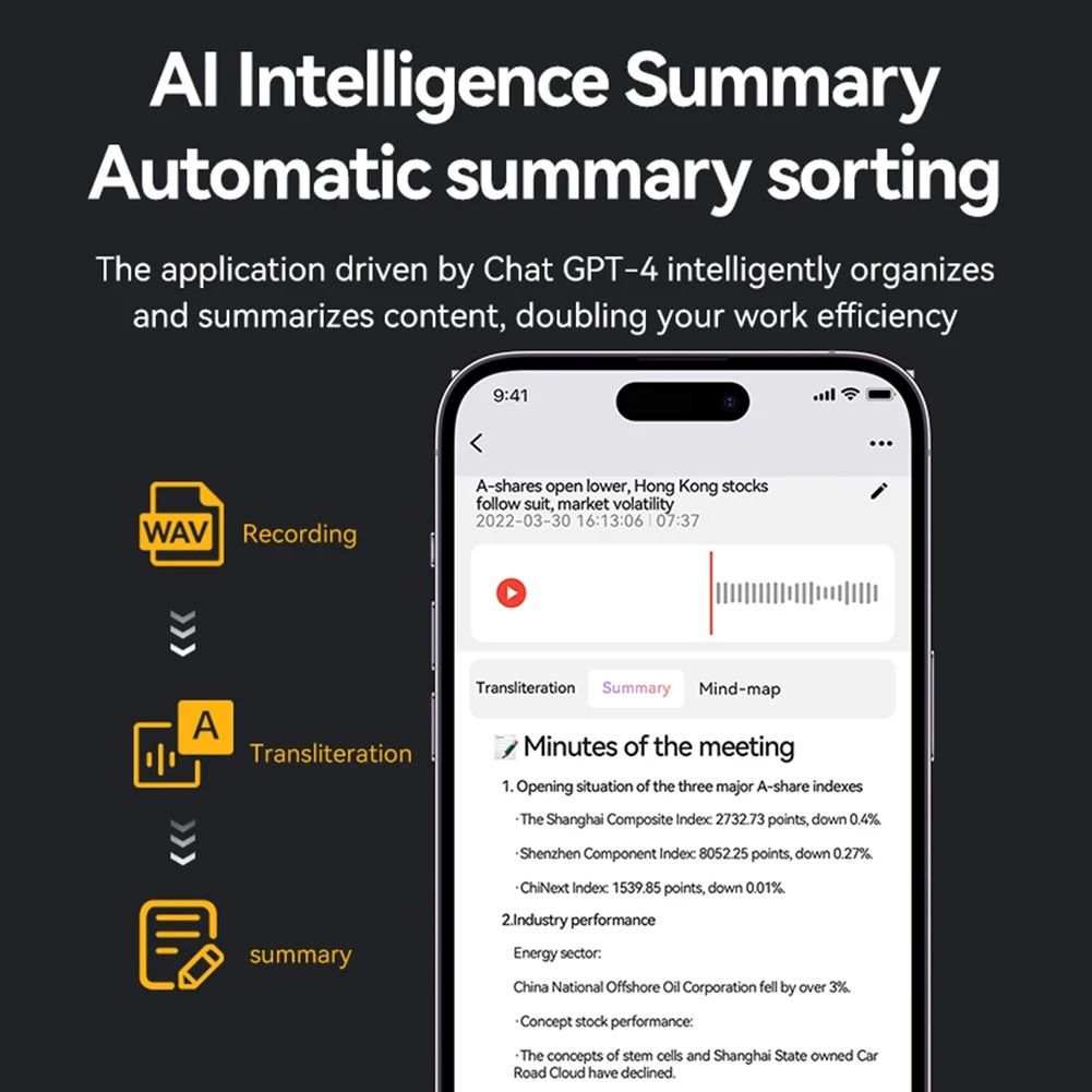 Smart AI Voice Recorder With RealTime Transcription And Translation 3