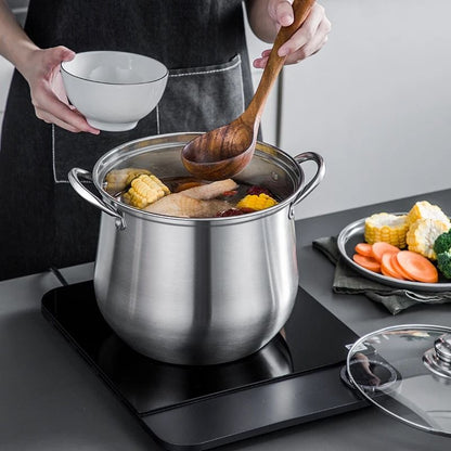Large Stainless Steel Stock Pot Ideal For Soups Stews And More 2