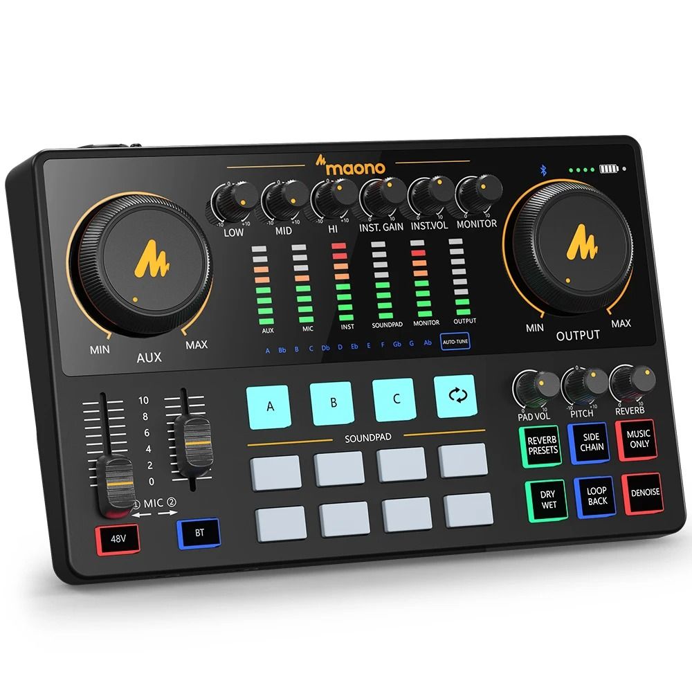 All In One Audio Interface And Mixer For Podcast And Live Streaming 1