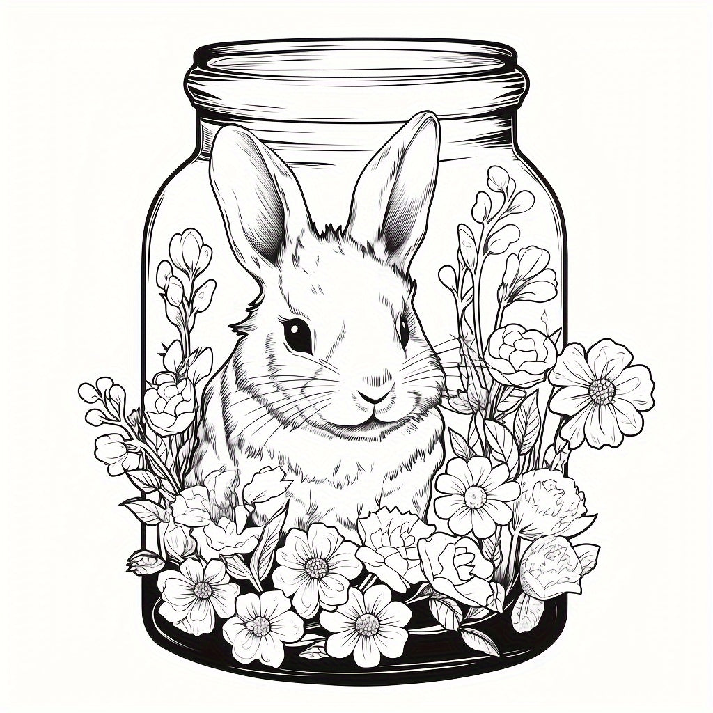 Stress Relief Coloring Book Magical Glass Jar Designs For Soothing Anxiety And Mood Reduction 3