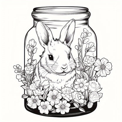 Stress Relief Coloring Book Magical Glass Jar Designs For Soothing Anxiety And Mood Reduction 3