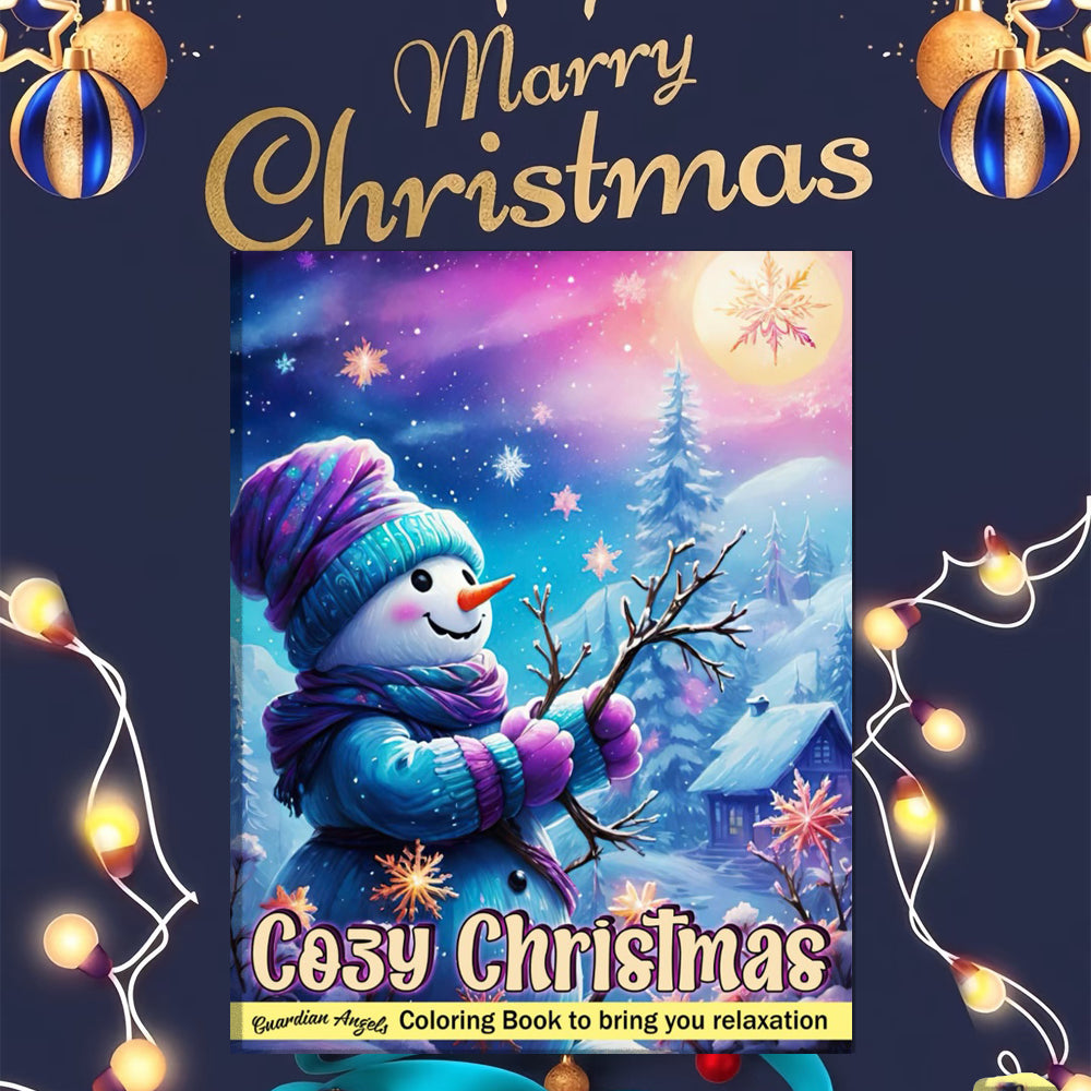 Relaxing Coloring Activities for Teens and Adults, Christmas Coloring Books, Perfect for Christmas and Halloween Parties