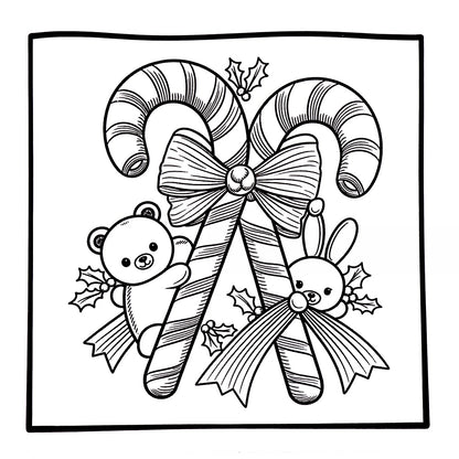 Relaxing Coloring Activities for Teens and Adults, Christmas Coloring Books, Perfect for Christmas and Halloween Parties
