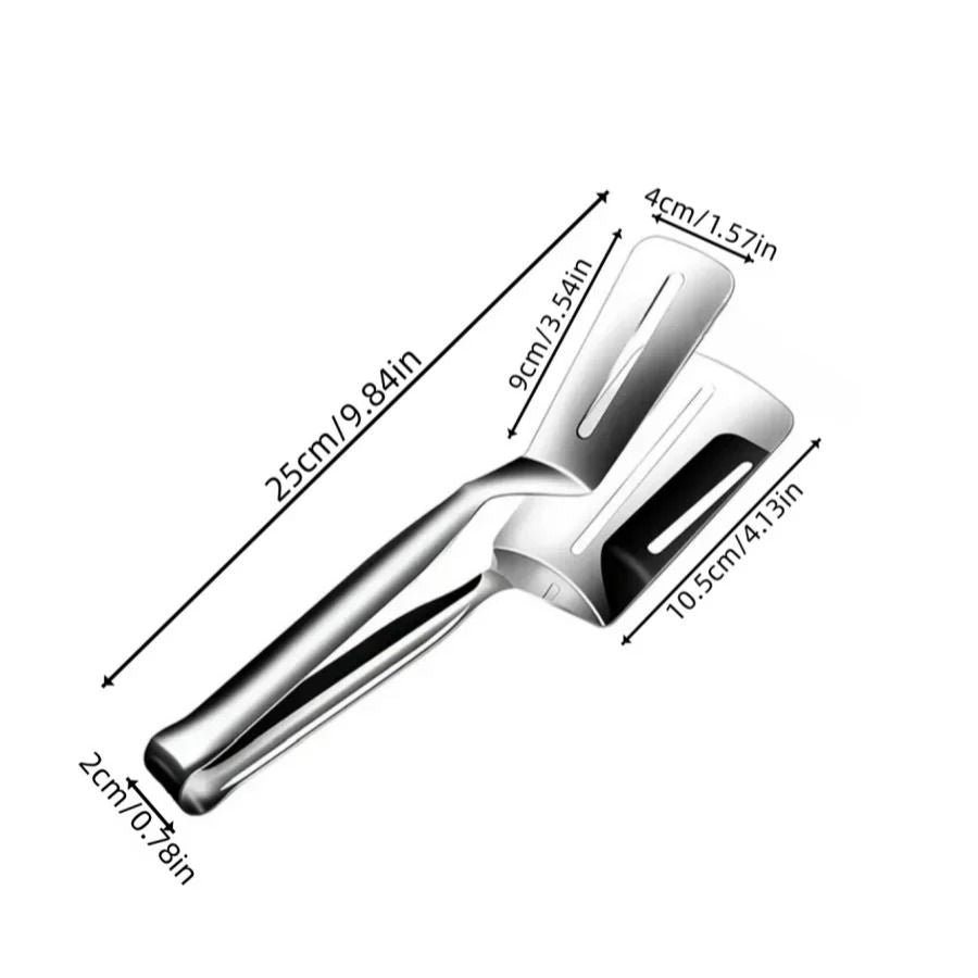 Multifunctional Stainless Steel Food Tongs For BBQ Bread Frying And Cooking 4