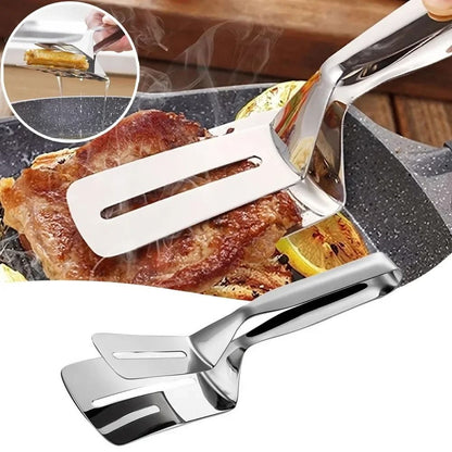 Multifunctional Stainless Steel Food Tongs For BBQ Bread Frying And Cooking 5
