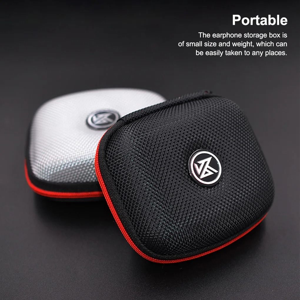 Compact Zippered Earphone Storage Case 2