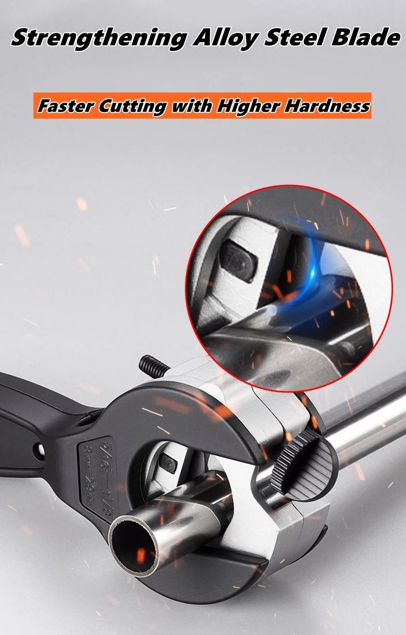Ratcheting Tubing Cutter For Metal And Plastic Pipes 2