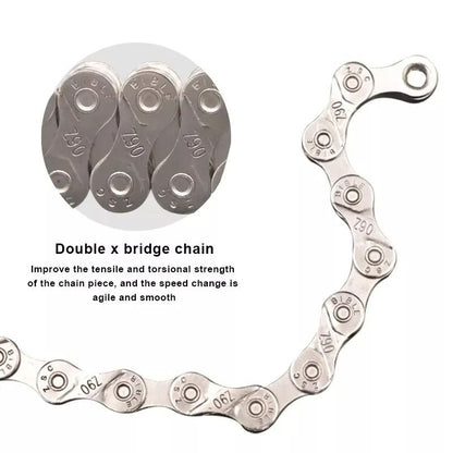 Lightweight MultiSpeed Bicycle Chain For Road And Mountain Bikes 2