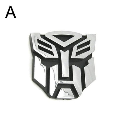 3D Decepticon Emblem Sticker, Transformer Badge, Cool Autobots Logo, Tail Decal, Motorcycle Car Styling Accessories