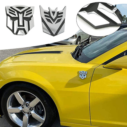 3D Decepticon Emblem Sticker, Transformer Badge, Cool Autobots Logo, Tail Decal, Motorcycle Car Styling Accessories