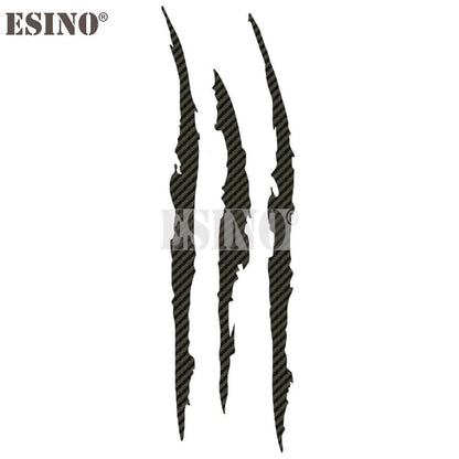 PVC Carving Vinyl Decal Ghost Claw Scratch Stripe Auto Body Decorative Stickers Headlight Car Styli 8