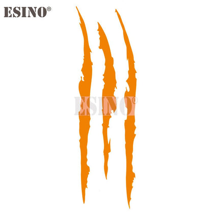PVC Carving Vinyl Decal Ghost Claw Scratch Stripe Auto Body Decorative Stickers Headlight Car Styli 5