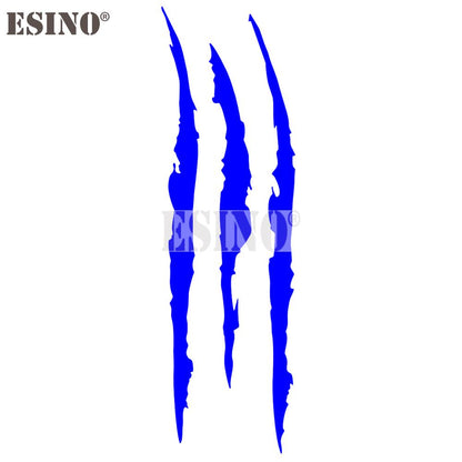 PVC Carving Vinyl Decal Ghost Claw Scratch Stripe Auto Body Decorative Stickers Headlight Car Styli 9