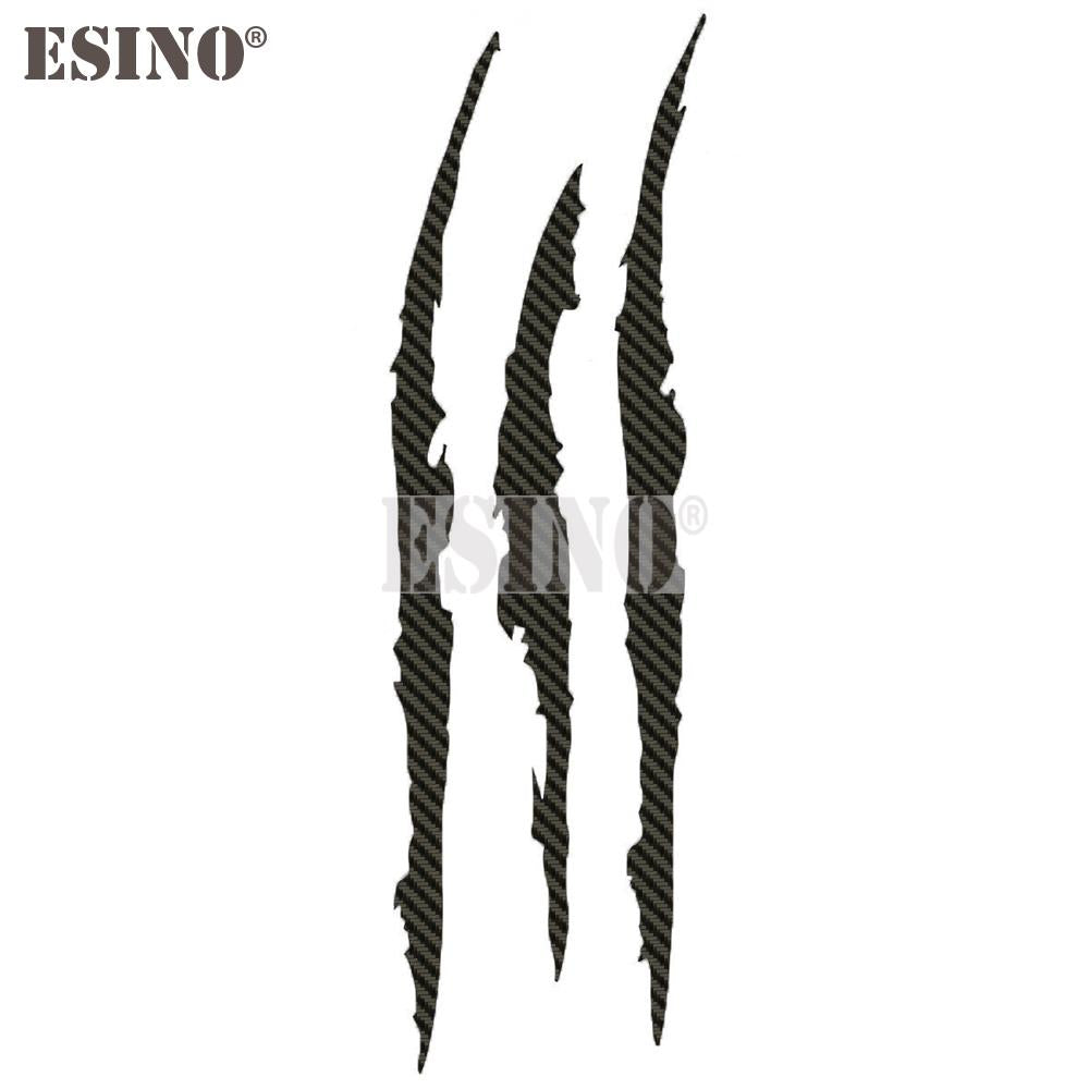 PVC Carving Vinyl Decal Ghost Claw Scratch Stripe Auto Body Decorative Stickers Headlight Car Styli 10