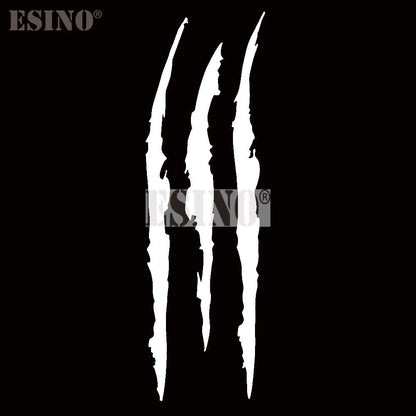 PVC Carving Vinyl Decal Ghost Claw Scratch Stripe Auto Body Decorative Stickers Headlight Car Styli 14