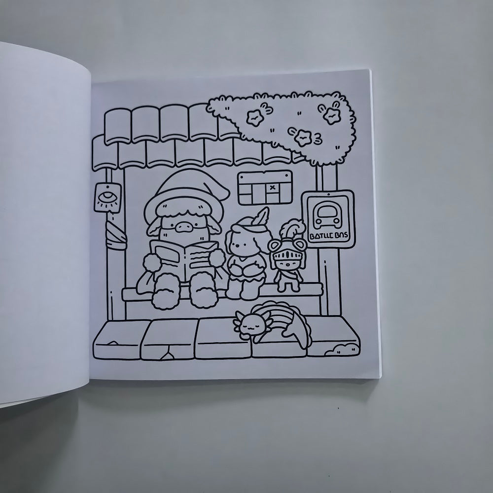 Fantasy Land Coloring Book for Adults, A Stress Relief Drawing Book, The Perfect Gift for Christmas, Birthday, and Party