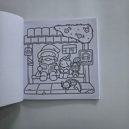 Fantasy Land Coloring Book for Adults, A Stress Relief Drawing Book, The Perfect Gift for Christmas, Birthday, and Party
