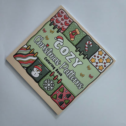Christmas Coloring Book for Adults and Kids, Stress Relief Art Therapy, Perfect Gift for Holiday Parties and Birthdays