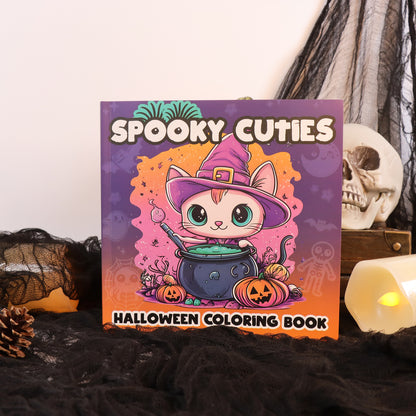Halloween Themed Adult Coloring Book, Perfect Gift for Christmas, Birthdays, and Parties for Friends, Family, Colleagues