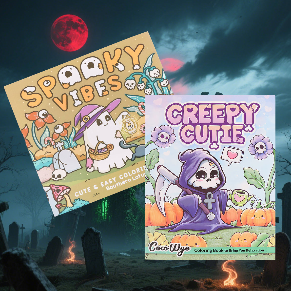 Halloween Themed Adult Coloring Book, Perfect Gift for Christmas, Birthdays, and Parties for Friends, Family, Colleagues