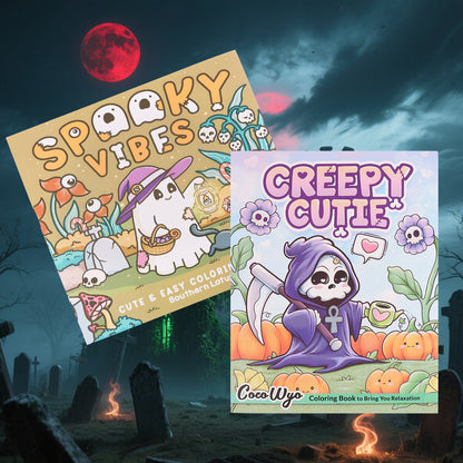 Halloween Themed Adult Coloring Book, Perfect Gift for Christmas, Birthdays, and Parties for Friends, Family, Colleagues