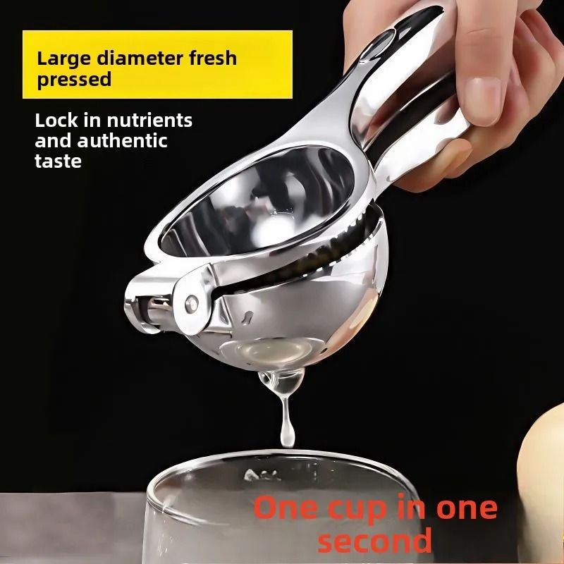 Manual Lemon Juicer Press – Heavy-Duty Handheld Citrus Squeezer for Kitchen, Multifunctional Lemon and Lime Extractor