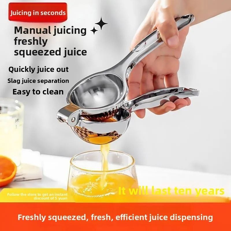 Manual Lemon Juicer Press  HeavyDuty Handheld Citrus Squeezer For Kitchen Multifunctional Lemon And 1