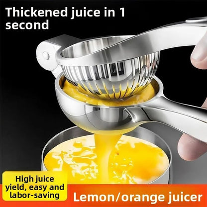 Manual Lemon Juicer Press  HeavyDuty Handheld Citrus Squeezer For Kitchen Multifunctional Lemon And 3