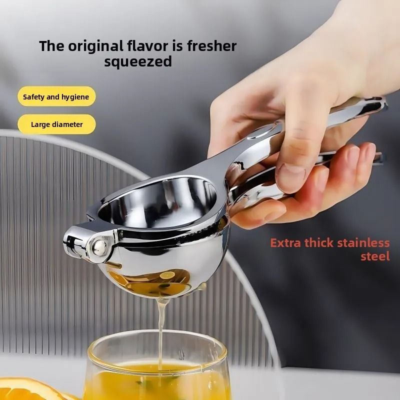 Manual Lemon Juicer Press  HeavyDuty Handheld Citrus Squeezer For Kitchen Multifunctional Lemon And 4