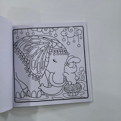 Patterns World Cozy Coloring Book for Adults, Cute Drawing Book, Perfect Gift for Christmas Party and Birthday