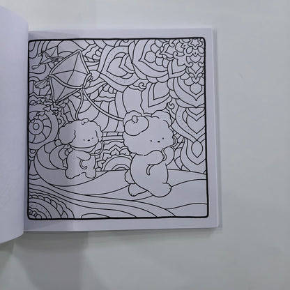 Patterns World Cozy Coloring Book for Adults, Cute Drawing Book, Perfect Gift for Christmas Party and Birthday