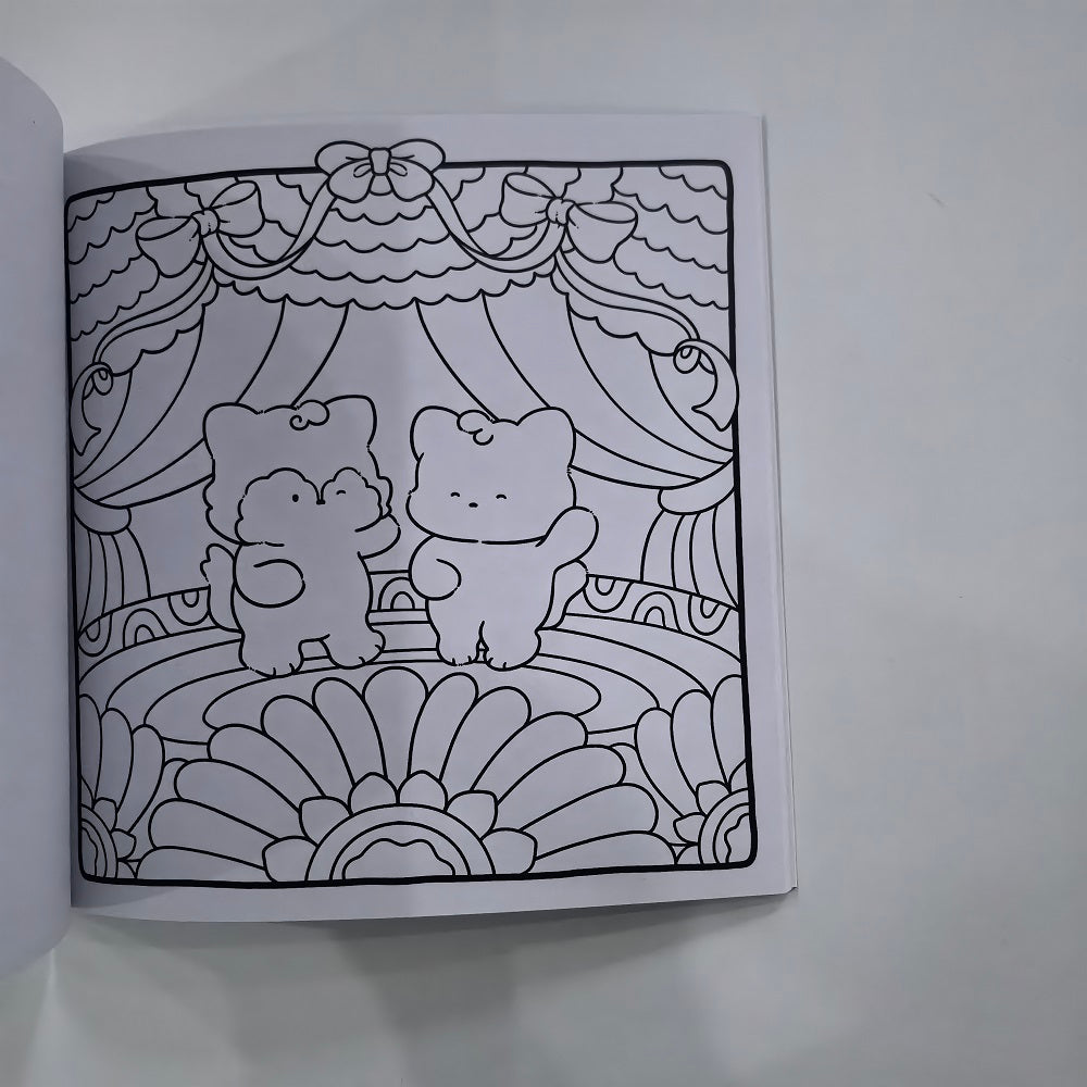 Patterns World Cozy Coloring Book for Adults, Cute Drawing Book, Perfect Gift for Christmas Party and Birthday