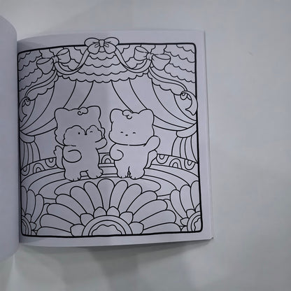 Patterns World Cozy Coloring Book for Adults, Cute Drawing Book, Perfect Gift for Christmas Party and Birthday