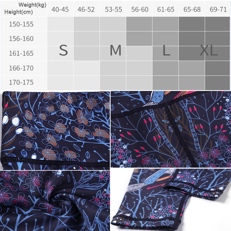 Cloud Hide Women's High Waist Leggings, Plus Size Yoga Pants, Fitness Gym Running Tights, Sexy Print Workout Trousers