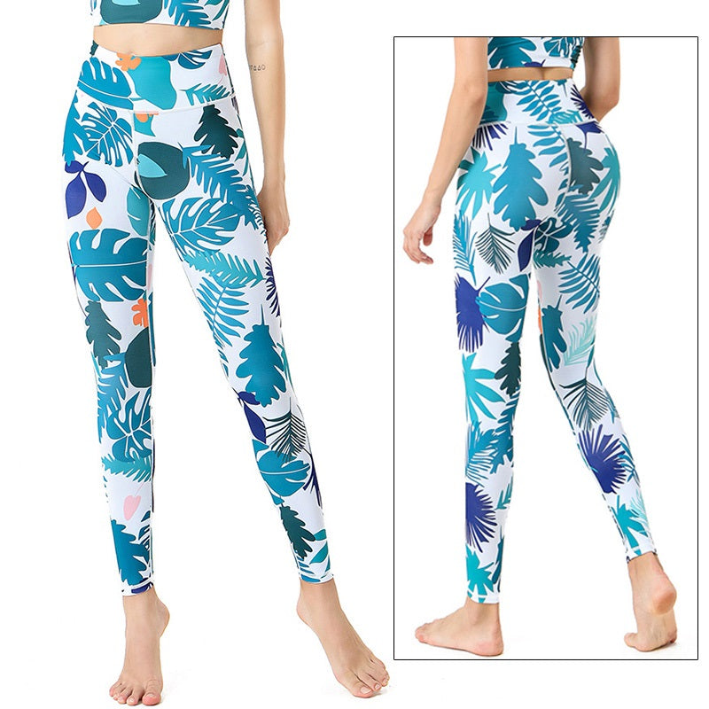 Cloud Hide Women's High Waist Leggings, Plus Size Yoga Pants, Fitness Gym Running Tights, Sexy Print Workout Trousers
