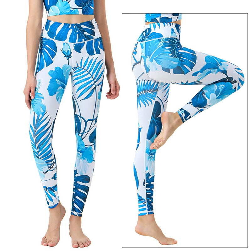 Cloud Hide Women's High Waist Leggings, Plus Size Yoga Pants, Fitness Gym Running Tights, Sexy Print Workout Trousers